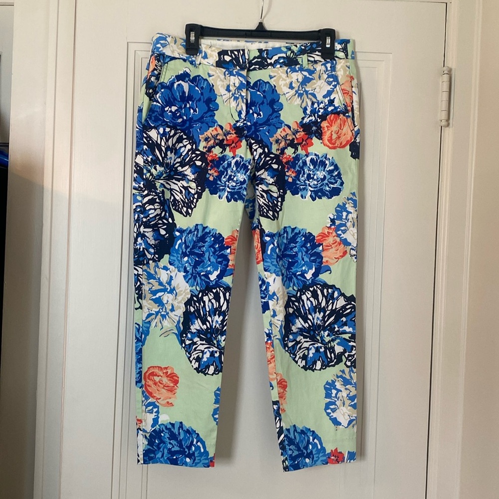 J. Crew Floral Pants